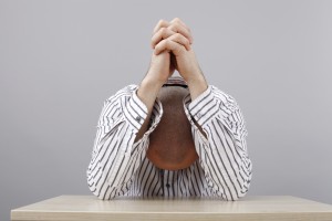 Man at desk